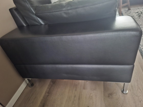Image 1 of Leren bankstel Brühl 2+3 zits -hoge kwaliteit