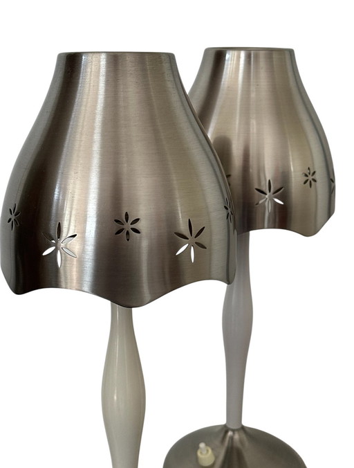 Set van twee vintage IKEA lampen tafellamp bureaulamp