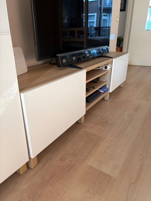 Matching display cabinet and TV cabinet