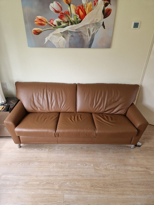 Leolux leather sofa & armchair Sakountala