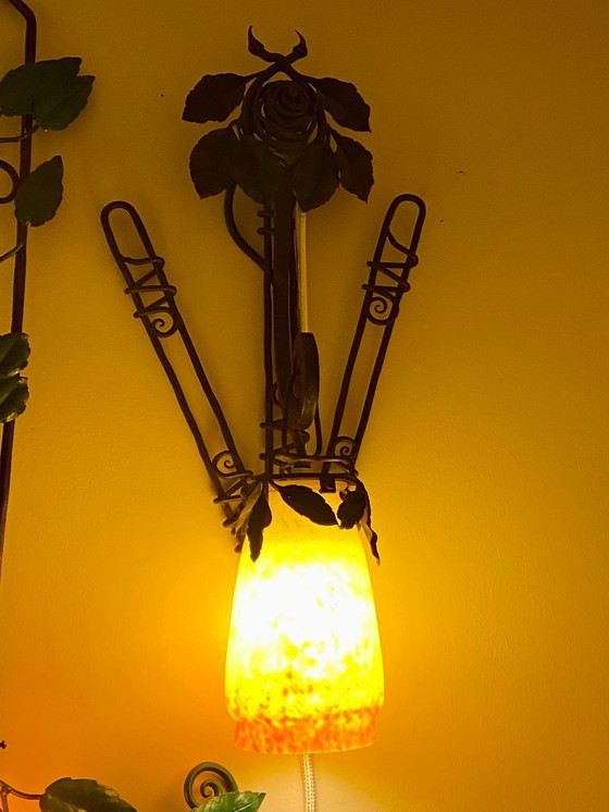 Image 1 of Coppia di lampade da parete Muller Frères