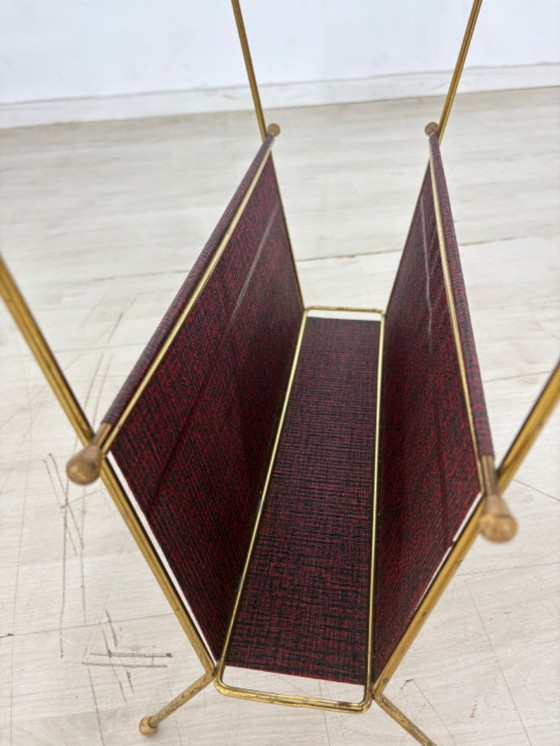 Image 1 of Portariviste vintage, portariviste, cestino per riviste, cestino per giornali