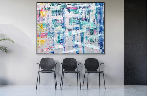 Silver Room Expansion – schilderijen tekeningen, Canvas