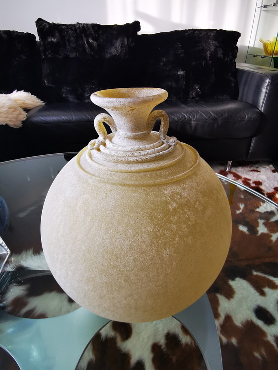 Image 1 of Vase, objet d'art. Cenedese Scavo Murano années 1960