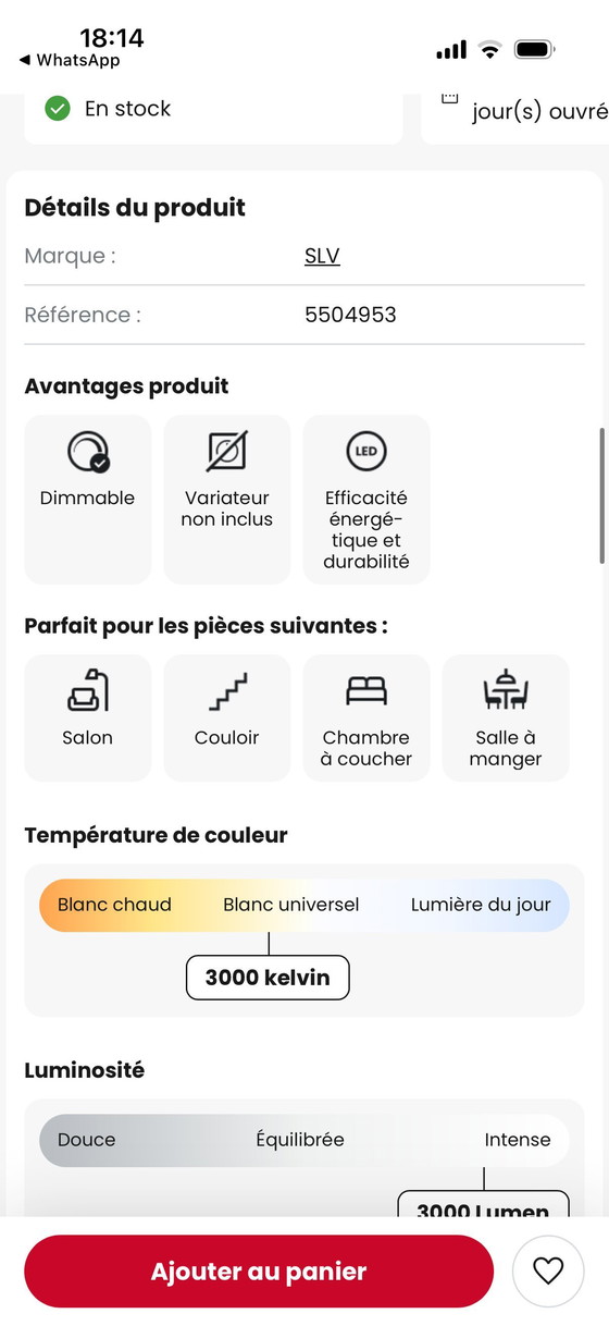 Image 1 of LED-wandlamp