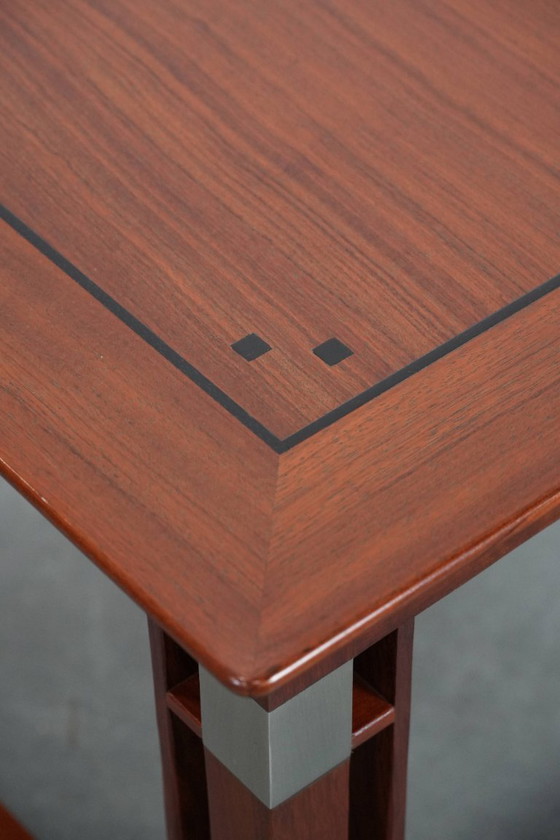 Image 1 of Square Art Deco Schuitema design side/coffee table from the Decoforma series