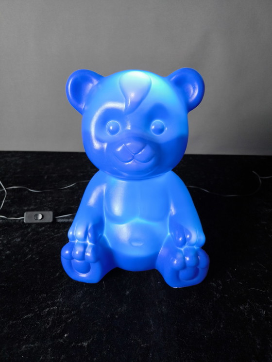 Image 1 of Lampe de table vintage ours en plastique