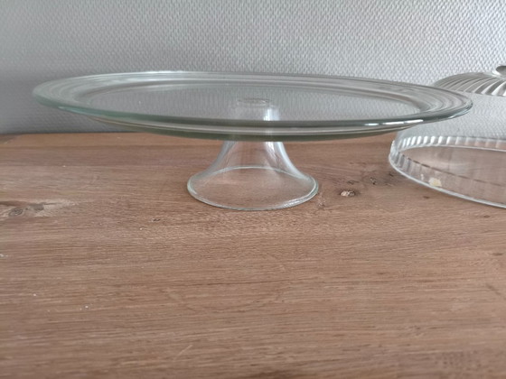 Image 1 of Cupola di formaggio o pasta sfoglia vintage. 3 pezzi. 2 presentazioni.