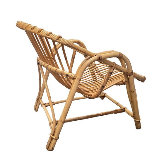 Image 1 of Vintage rattan tub chair