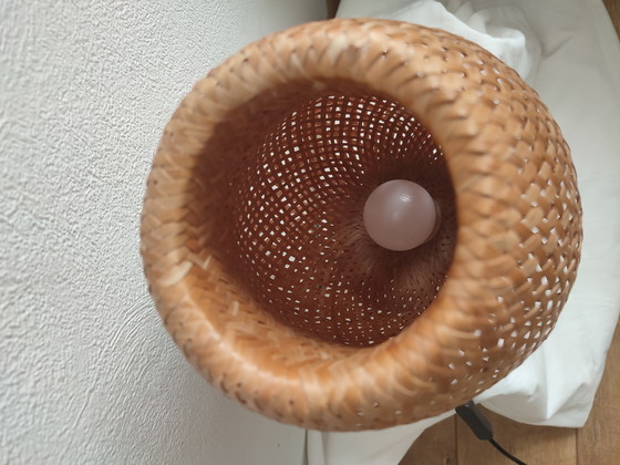 Image 1 of Ikea Design Model Boja- BO803- Maria Vinka - Hand-woven Bamboo Table Lamp
