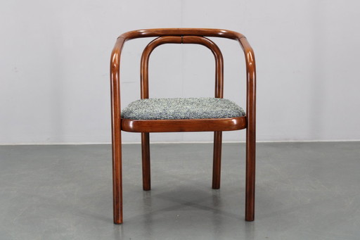 1970 Antonin Suman Chaise d'appoint en bois de hêtre restaurée par Ton, Tchécoslovaquie
