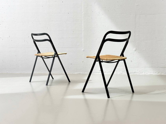 Image 1 of Set of 4 chairs model Clio by Giorgio Cattelan for Cidue, 1970s Italy