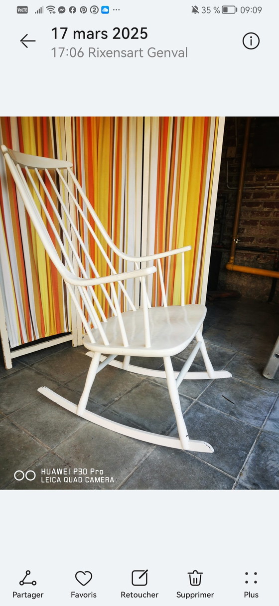 Image 1 of Pastoe rocking chair Lena Larson "Grandessa" 