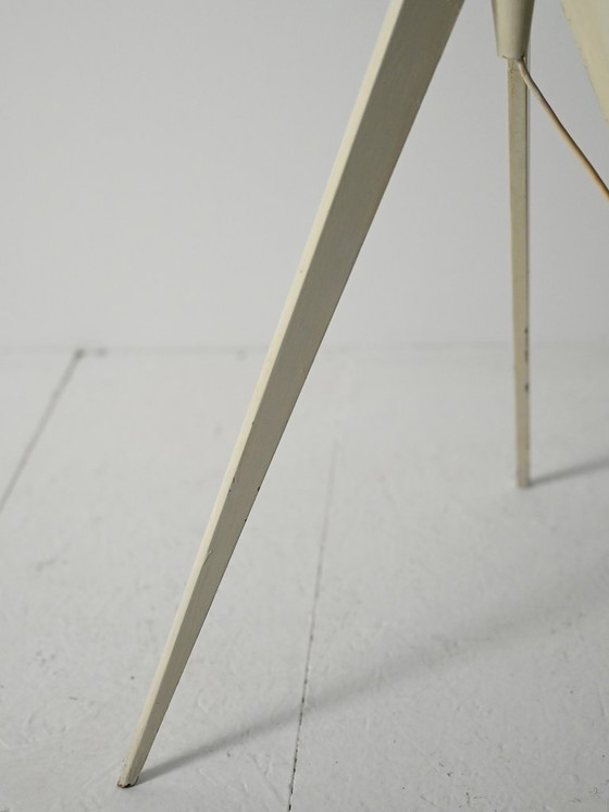 Image 1 of White-lacquered tripod floor lamp, 50/60s