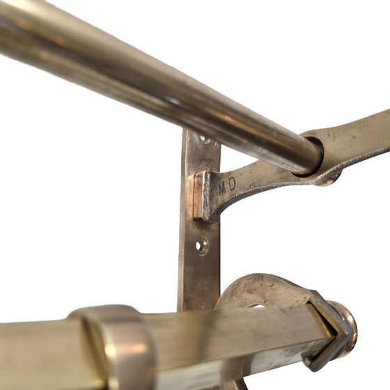 Image 1 of Antieke messing trein kapstok