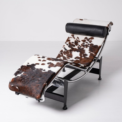 Cassina - Chaise Longue - LC4 - Charlotte Perriand, Le Corbusier, Pierre Jeanneret - Cuir, Acier