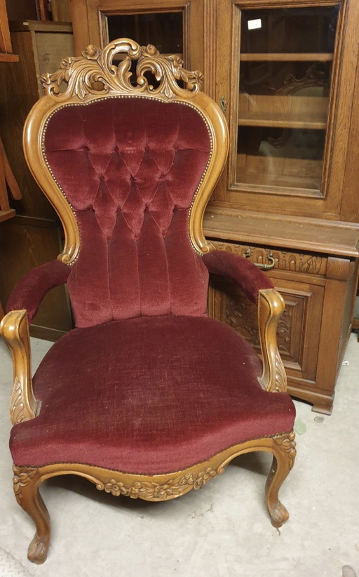 Poltrona Barocca Italiana