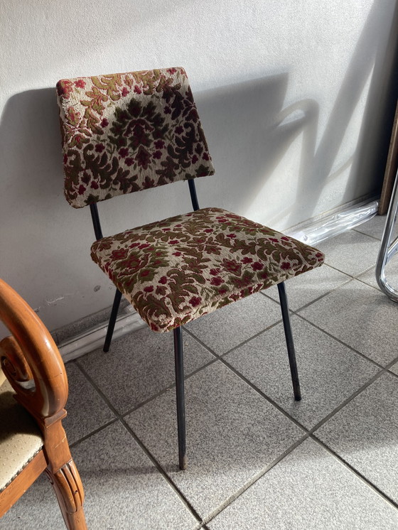 Image 1 of Paar gerestaureerde stoelen uit de jaren 50