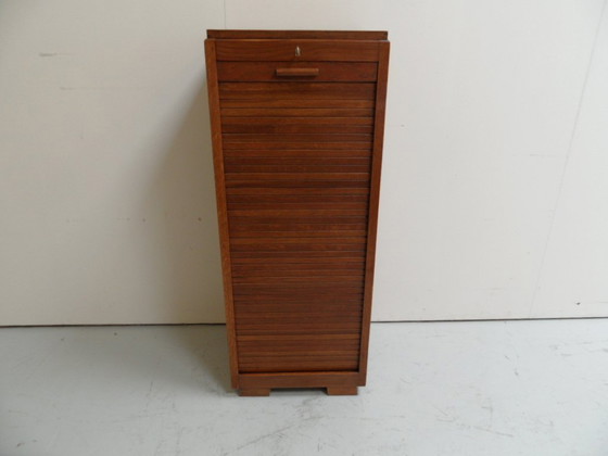 Image 1 of Vintage roller shutter cabinet with drawers