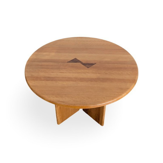 Image 1 of Søren Nissen Ebbe Gehl dining table Seltz noble beech France 1980