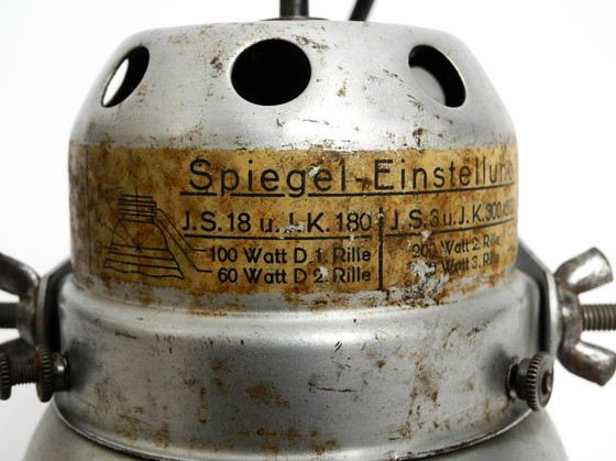 Image 1 of Lampada da parete o da soffitto degli anni '30 di Adolf Meyer per Zeiss Ikon con paralume regolabile in vetro specchiato