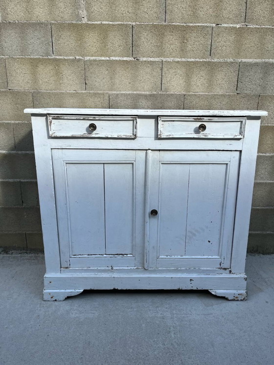 Pariser Buffet aus Massivholz Eiche – Aufbewahrungsschrank, Vintage (photo 20 of 21)