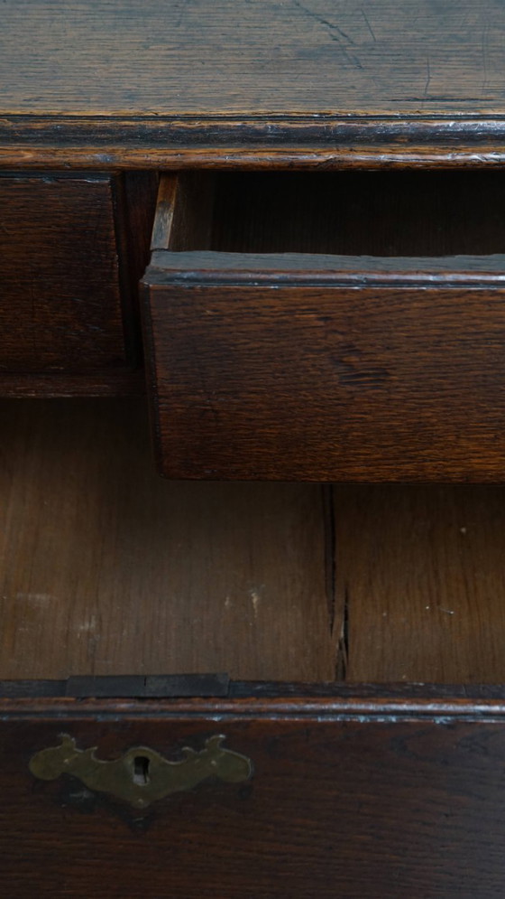 Image 1 of Antigua cómoda inglesa de roble/cómoda del siglo XVIII