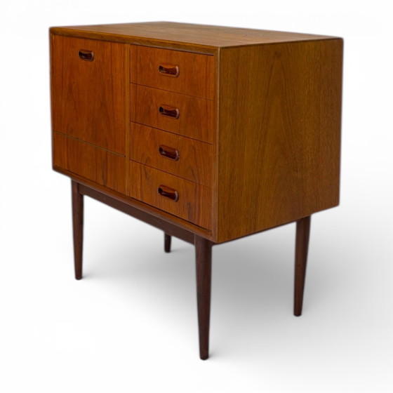 Image 1 of Danish vintage teak chest of drawers