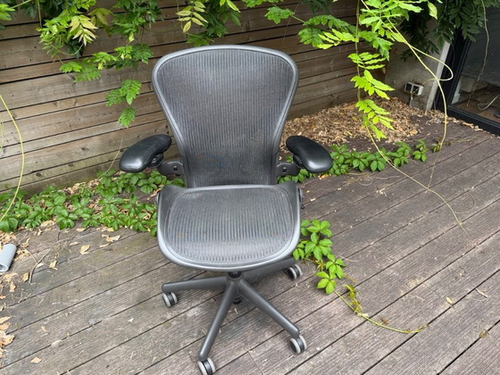 Image 1 of Herman Miller Aeron office chair with anthracite base