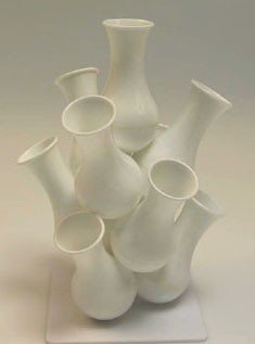 Image 1 of Vase blanc Vintage