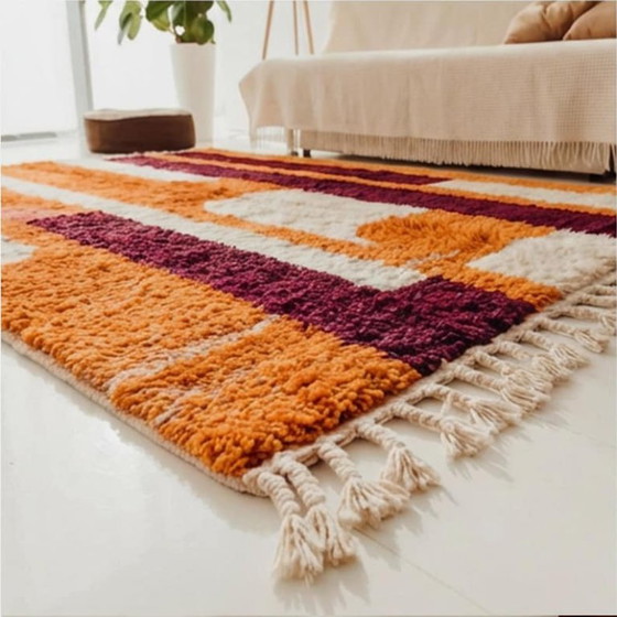 Image 1 of Tapis berbère en laine authentique 200cmx150cm