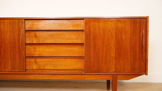 Image 1 of Vintage teak sideboard | TV cabinet | 225 cm