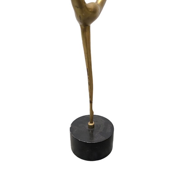 Scultura vintage ballerina in ottone – Francia anni '70/'80 – Oggetti decorativi (photo 6 of 6)