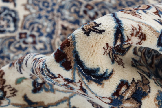 Image 1 of Persian carpet Nain 12 La 4.10 x 3.05 Oriental carpet fine No. 1146