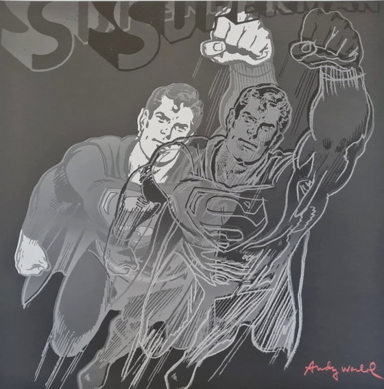 Image 1 of Naar Andy Warhol, Superman, jaren 80, lithografie