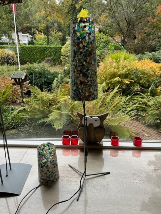 Image 1 of Design lamps with shades made from recycled materials