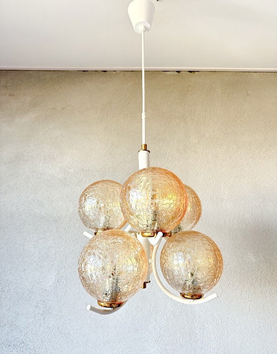 Vintage Richard Essig Spoetnik – Pendant lamps, Glass, Metal (photo 11 of 14)