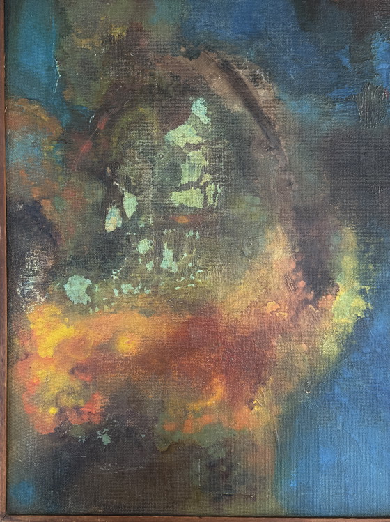 Image 1 of Silvin Bronkart - Deep River - magnificent painting from 1960