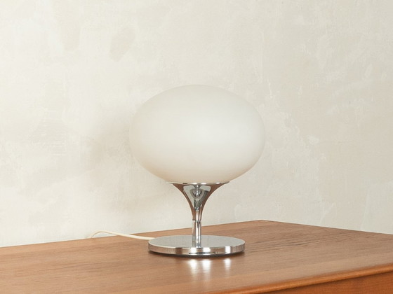 Lámpara Space Age de Kaiser Leuchten – Lámparas de mesa, Vidrio, Cromo (photo 4 of 7)