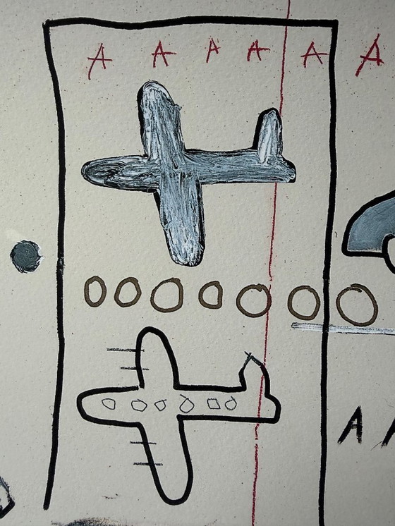 Image 1 of Jean Michel Basquiat (1960-1988), Untitled (Vehicles), 1981, Copyright Estate of Jean Michel Basquiat, Licensed by Artestar New 