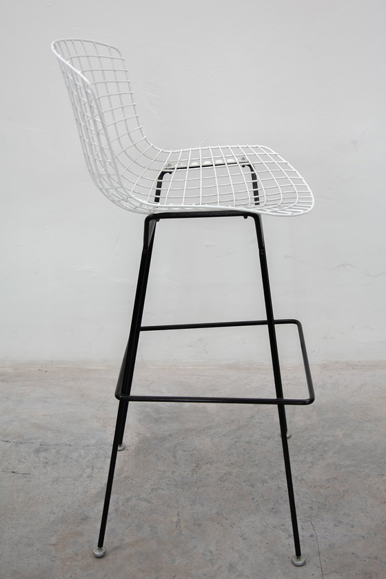 Image 1 of Set Of Six High Bar Stools designed by Bertoia for KNOLL