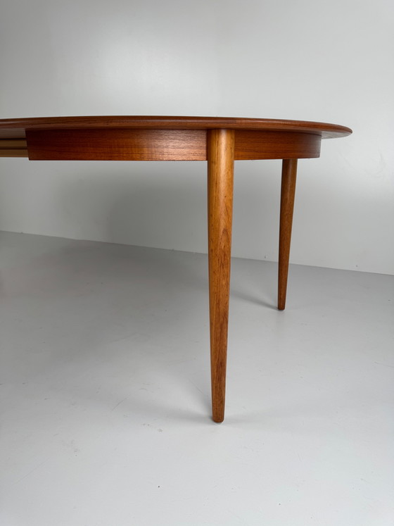 Image 1 of Tavolo da pranzo allungabile in teak di Skovmand & Andersen – Eleganza danese di metà secolo