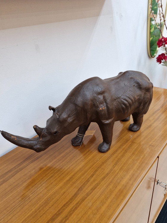 Image 1 of Rinoceronte in pelle vintage anni '70