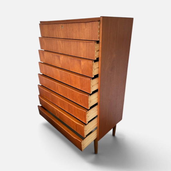 Vintage tall boy chest of drawers – Wood (photo 2 of 6)