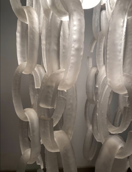 Image 1 of Lustre vintage en verre de Murano Giogali