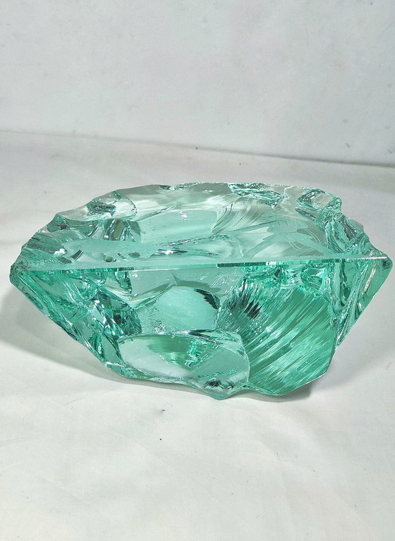 Image 1 of Kristallen sculptuur van Vicke Lindstrand voor Kosta. Zweden, jaren 1960.