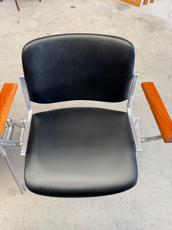 Castelli DSC 106 chair, Giancarlo Piretti (stock: 8), Chairs and lounge chairs, Wood, Aluminium, Black (photo 11 of 14)