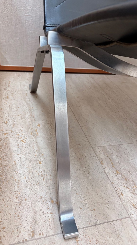2 Poul Kjærholm PK22 fauteuils door Fritz Hansen – rvs (photo 9 of 10)