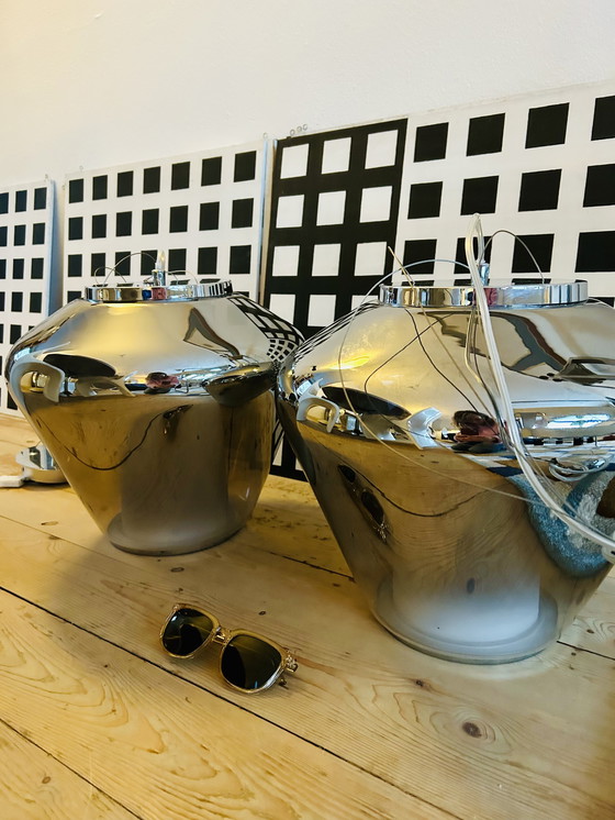 Image 1 of Nova Luce, Set aus zwei Pendelleuchten