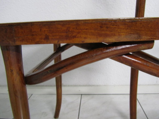 Image 1 of 6x zeer zeldzame Luterma eetkamerstoelen (1870-1920)